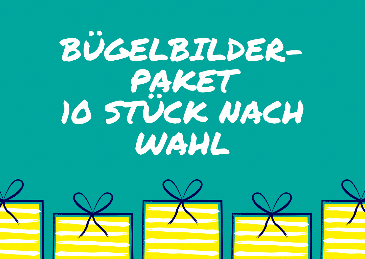 Bügelbilder-Paket 10 Stück nach Wahl