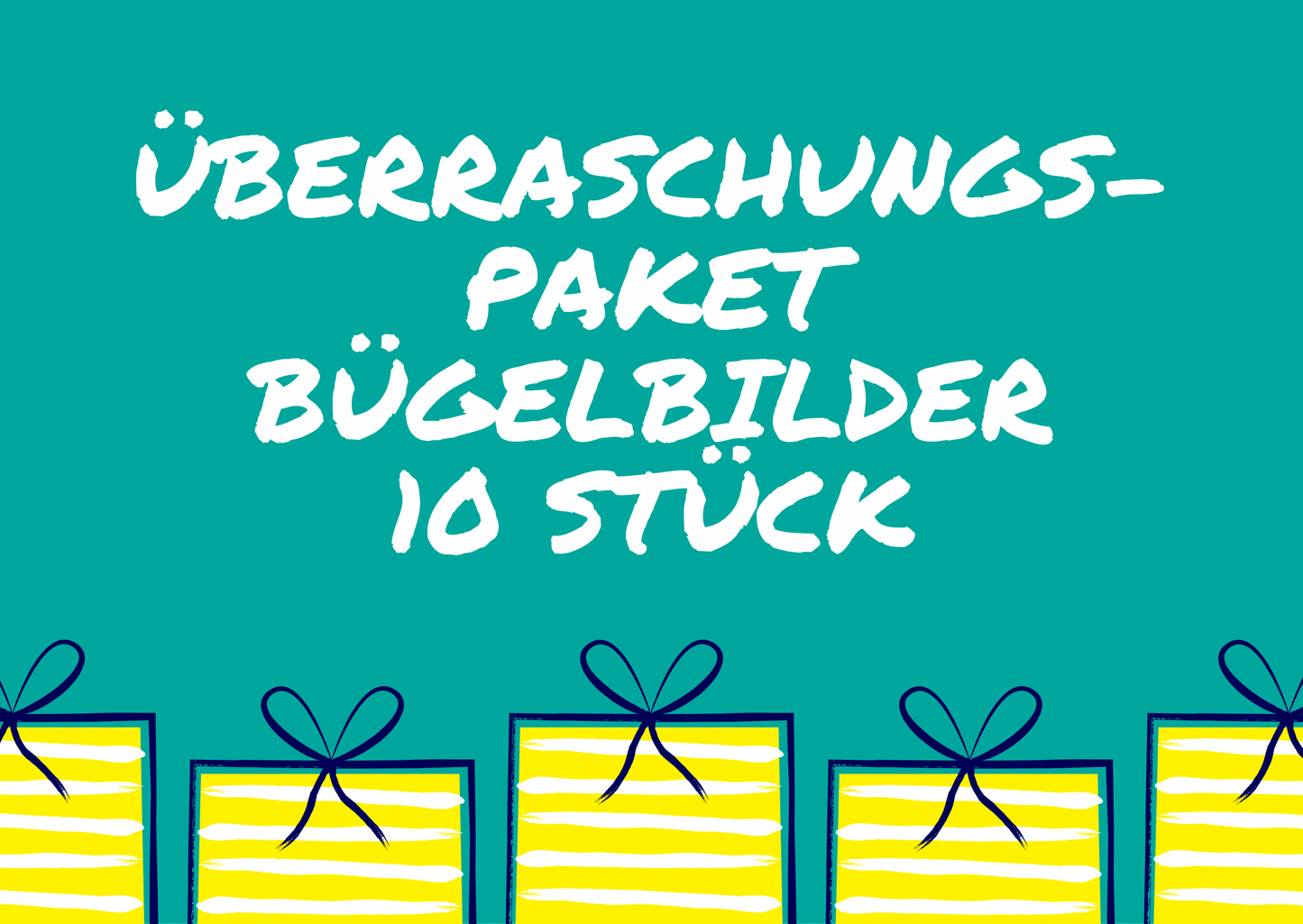 Überraschungspaket Bügelbilder 10 Stück