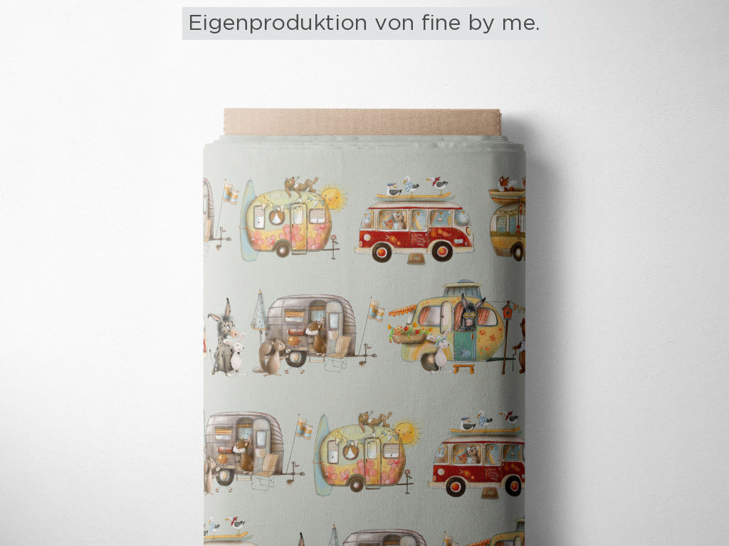 Stoffübersicht „Happy Camping“
