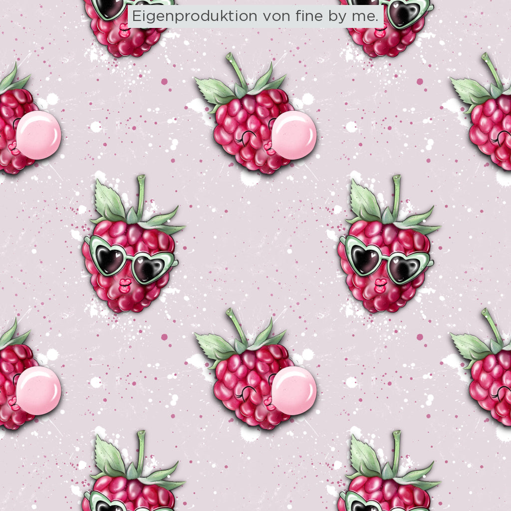Stoffübersicht „Freche Himbeeren“