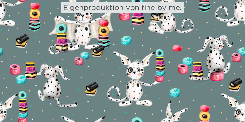 Lagerware: Bio Jersey „Kaubonbons“ exklusive Eigenproduktion Bio Jersey, 95% Baumwolle, 5% Elasthan, 210g/m², Länge:
