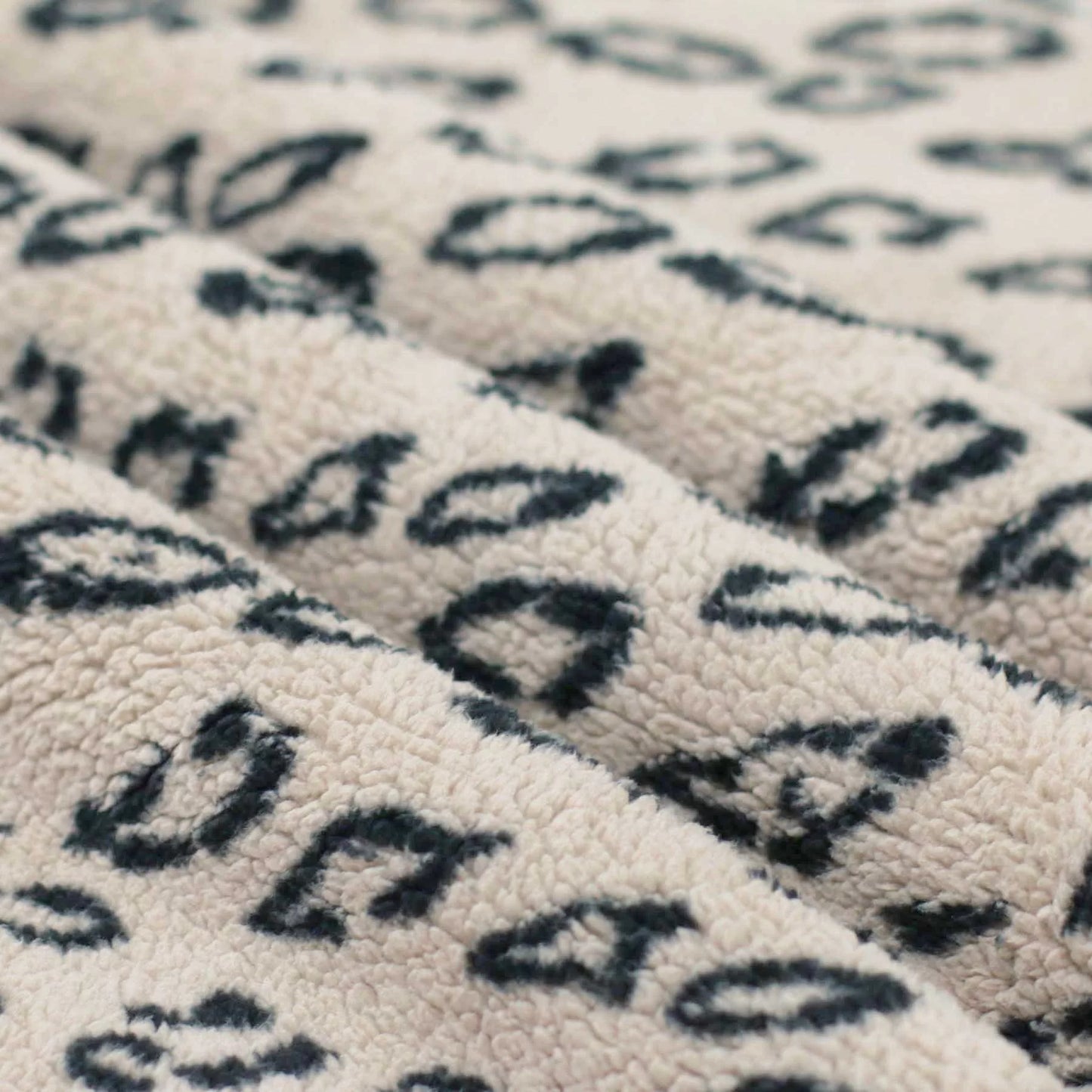 Teddystoff Leopard hellbeige