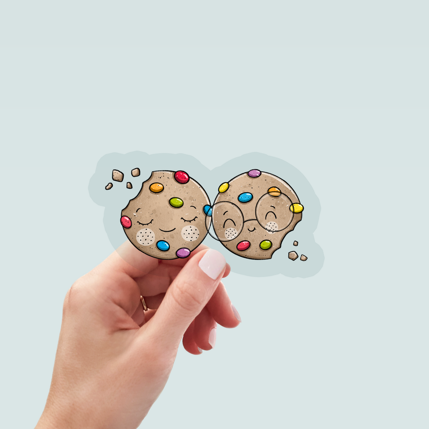 Bügelbild "Cute Cookies" in 6 verschiedenen Größen