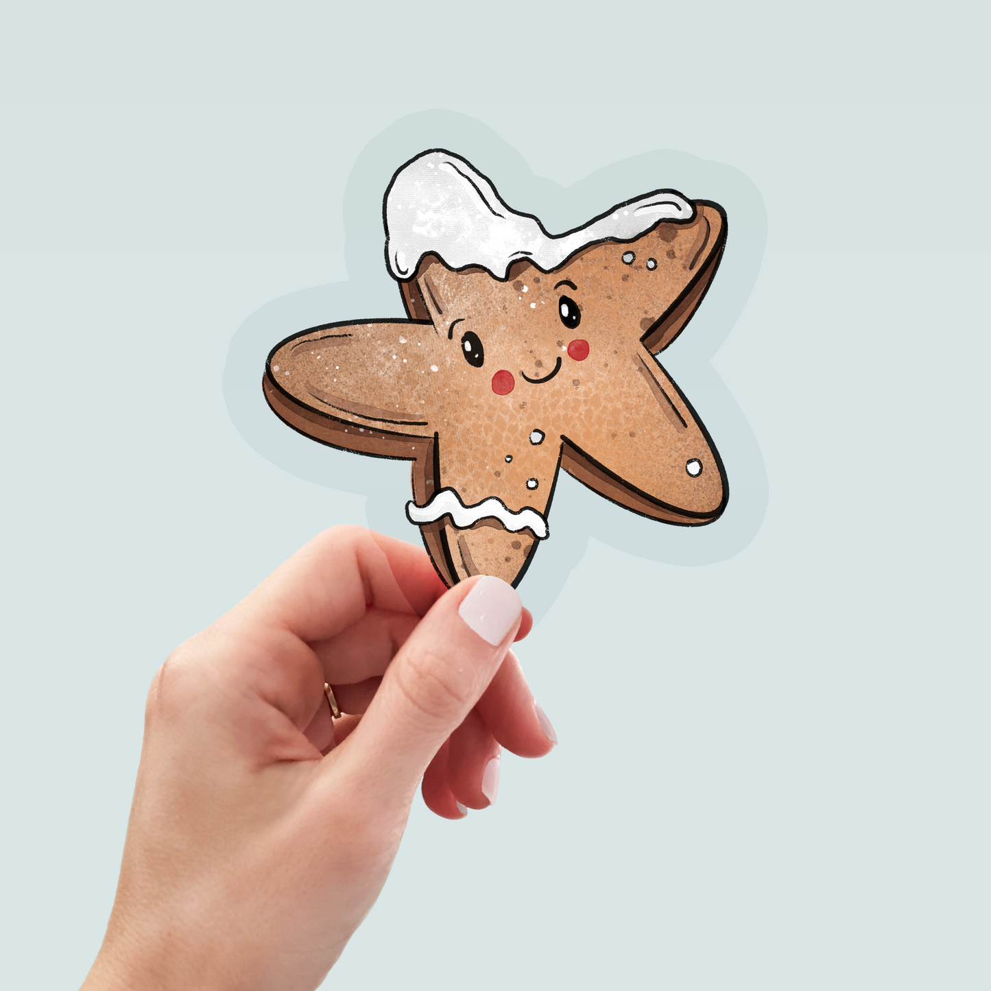 Bügelbild "Lebkuchenstern" in 6 verschiedenen Größen