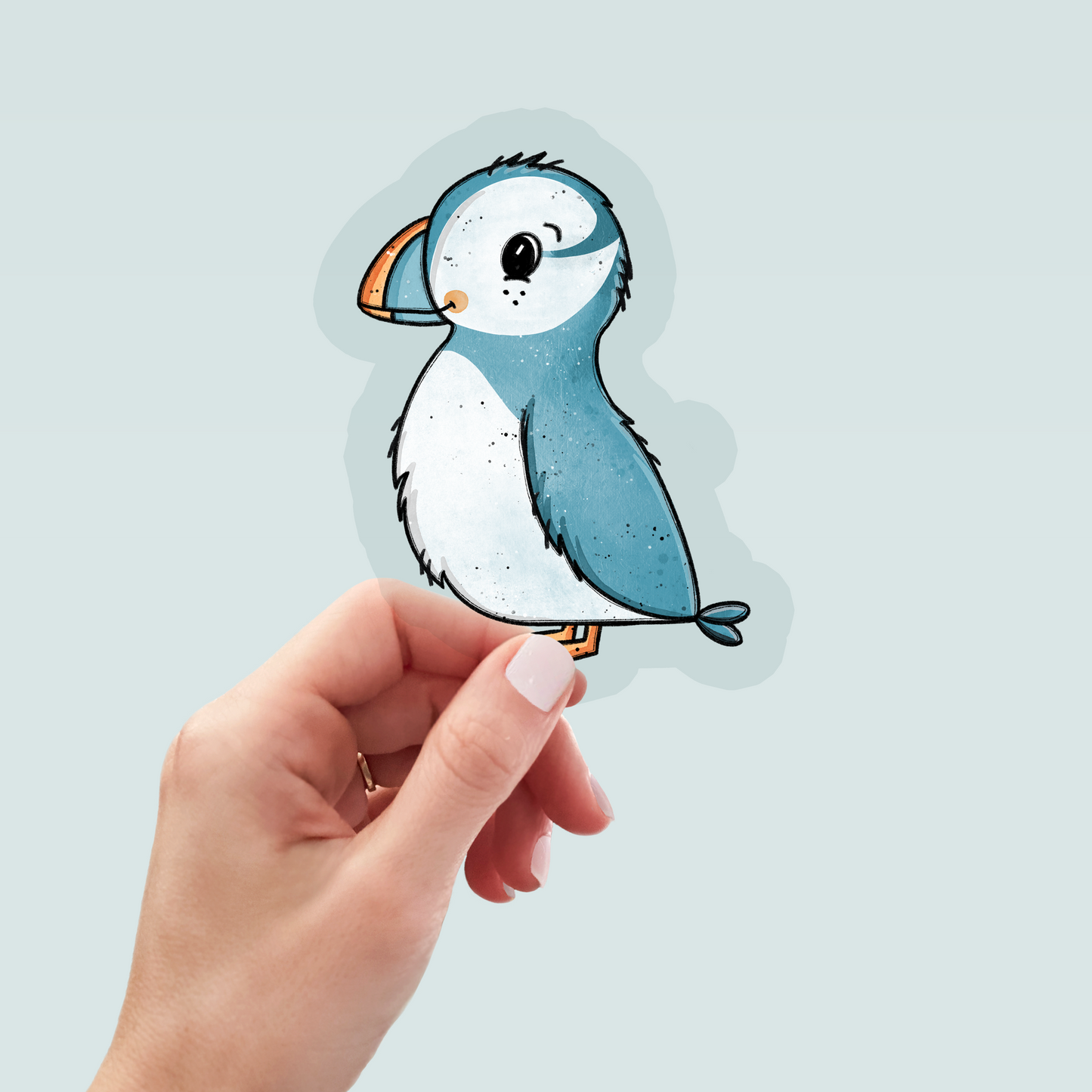 Bügelbild "Puffin" in 6 verschiedenen Größen