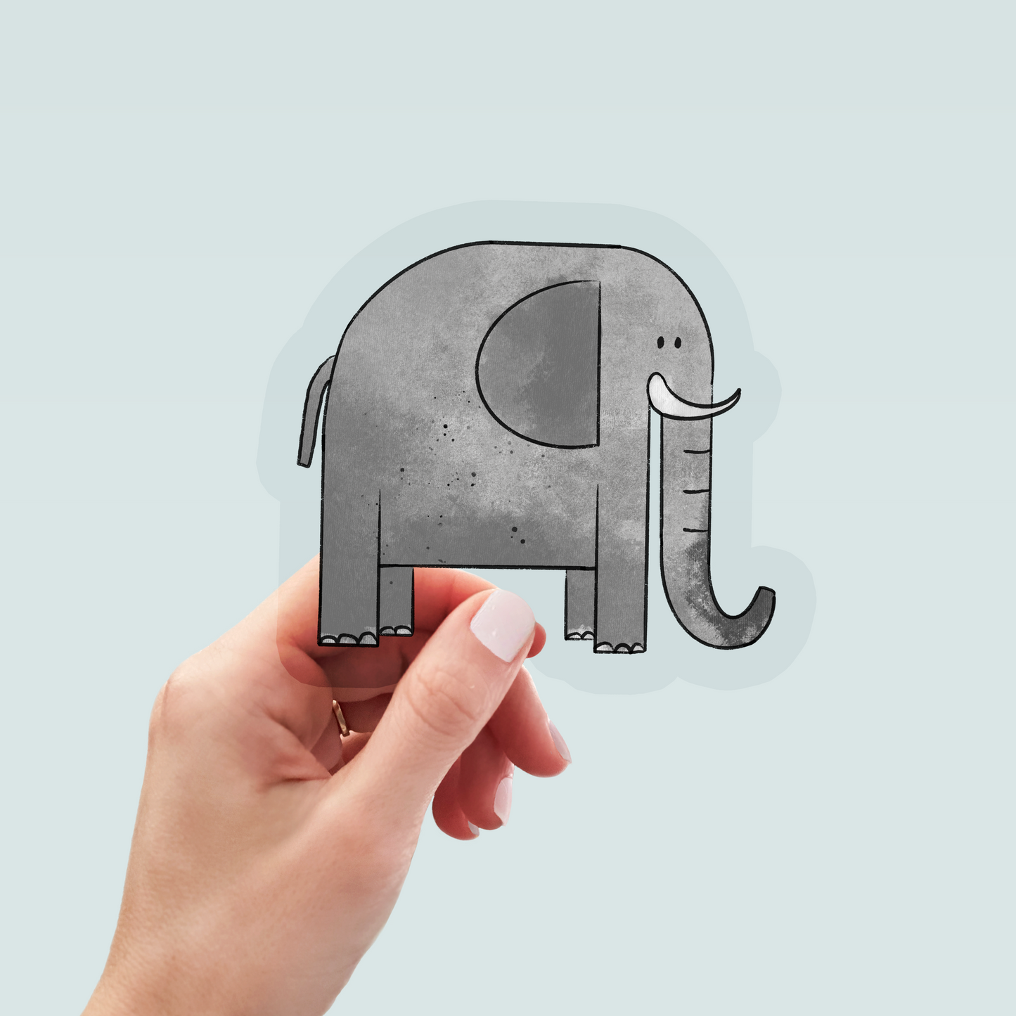 Bügelbild "Sarifari Elefant" in 6 verschiedenen Größen