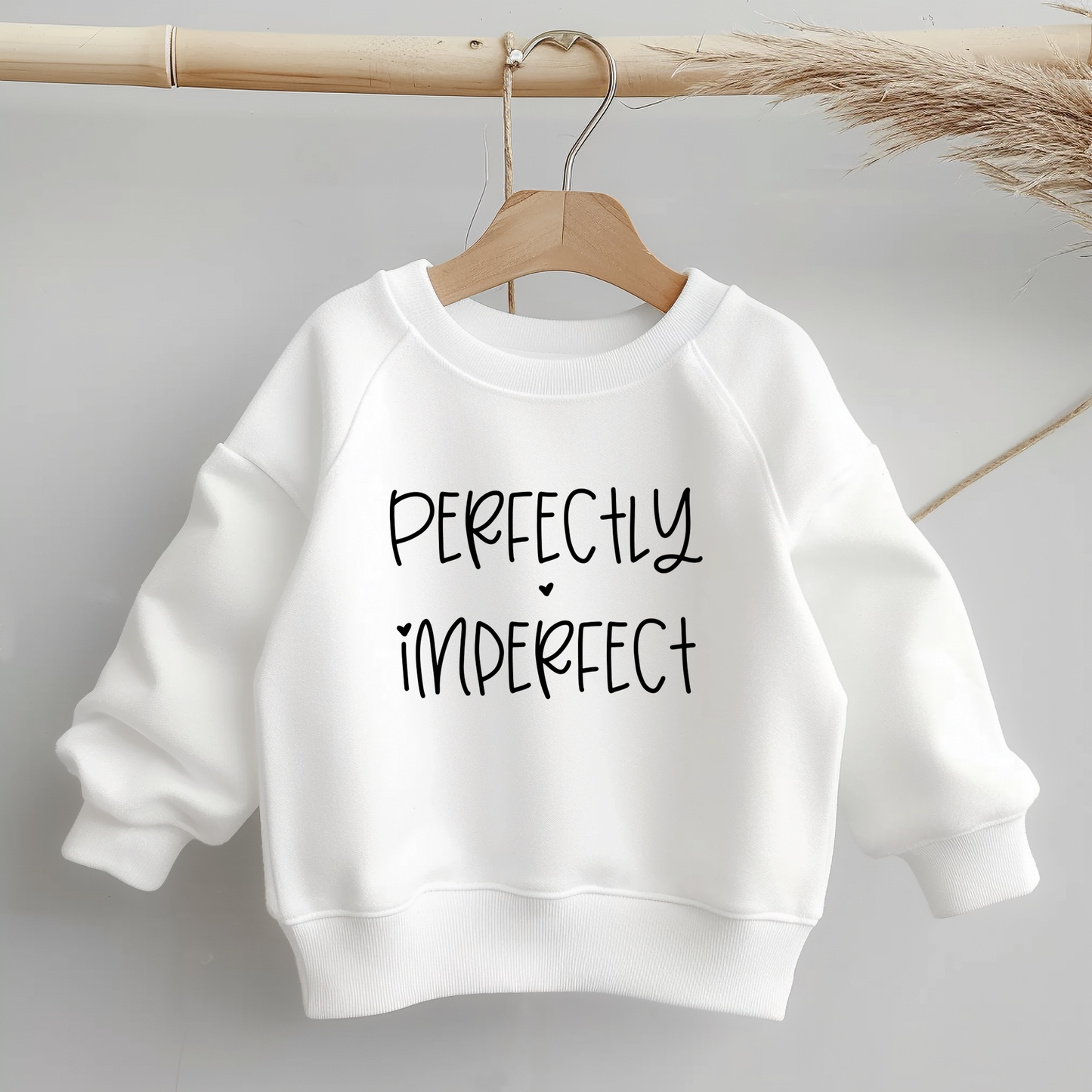 Bügelbild "Perfectly Imperfect" in 6 verschiedenen Größen