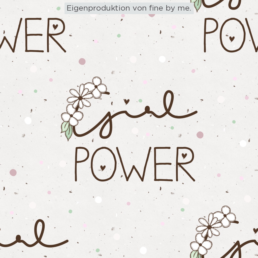 Stoffübersicht „Girl Power“