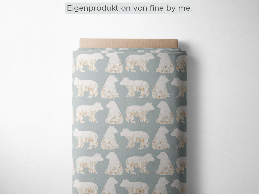 Stoffübersicht „Flowerbear sky“