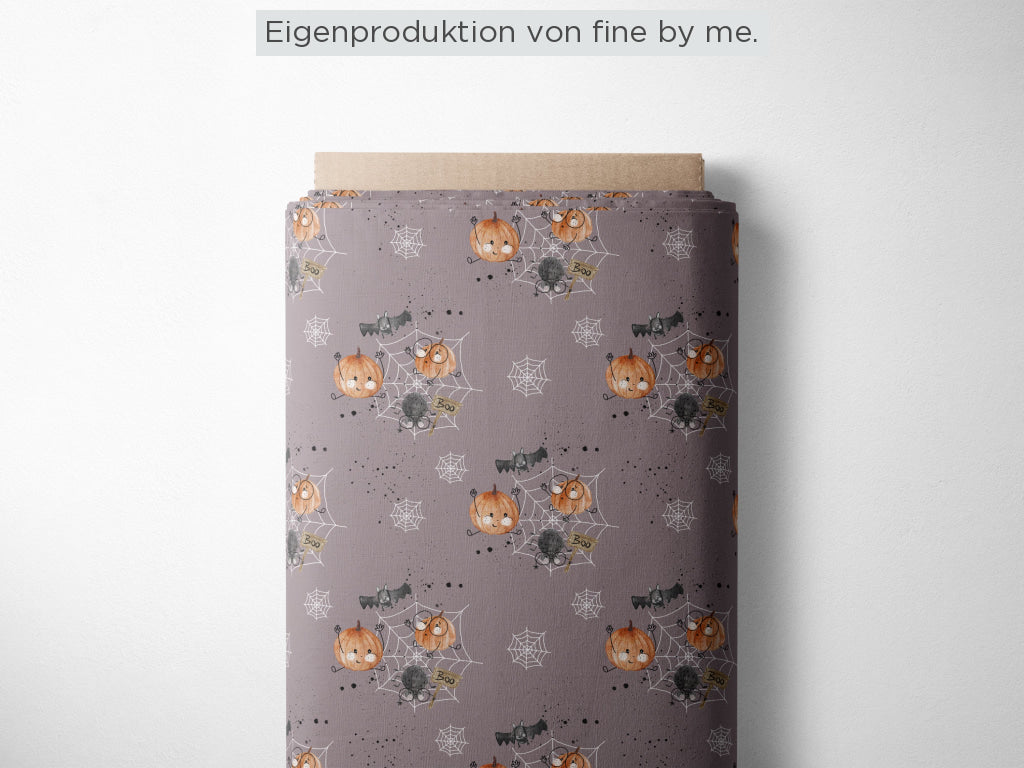 Stoffübersicht „Halloween Friends mauve“