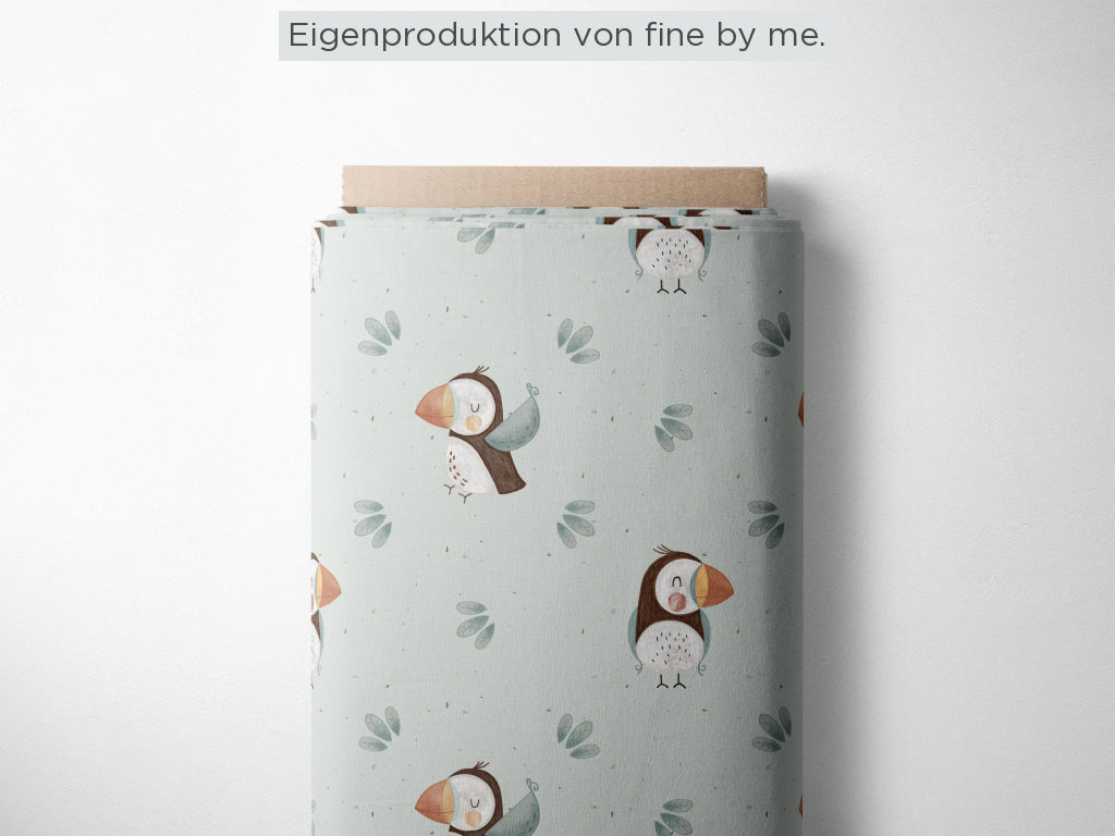 Stoffübersicht „Puffin mint“