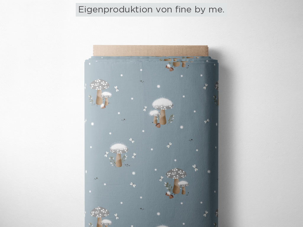 Stoffübersicht „First Snow blue“