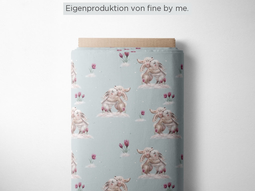 Stoffübersicht „Hugs powder blue“