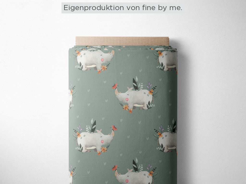 Stoffübersicht „Happy Rhino“