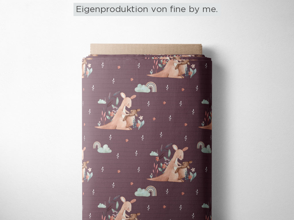 Stoffübersicht „Känguruliebe berry“
