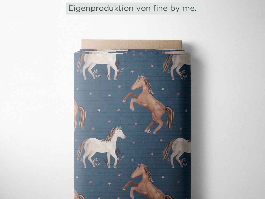 Stoffübersicht „Horseland blue“