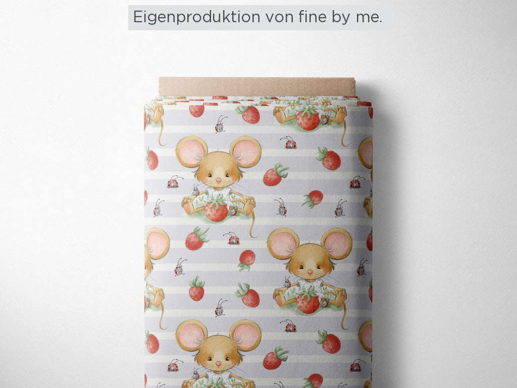 Stoffübersicht „Erdbeermäuschen“