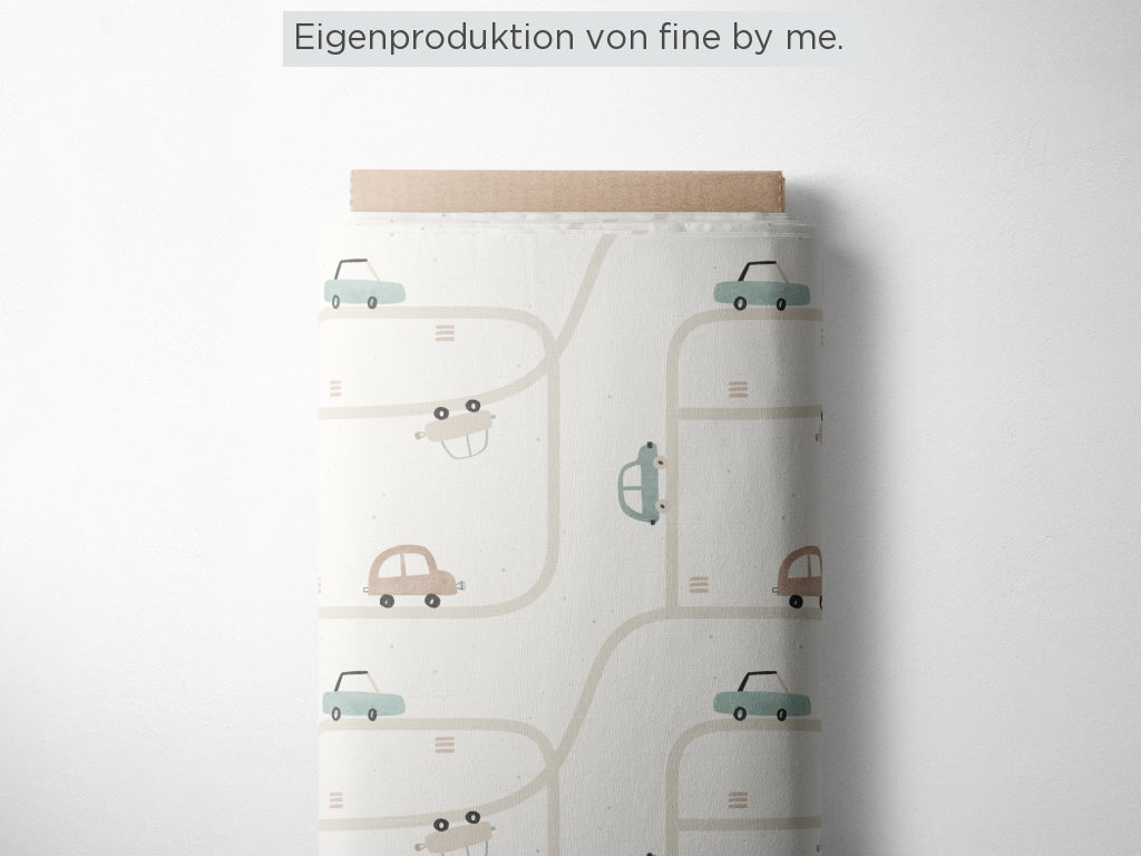 Stoffübersicht „On the Road“
