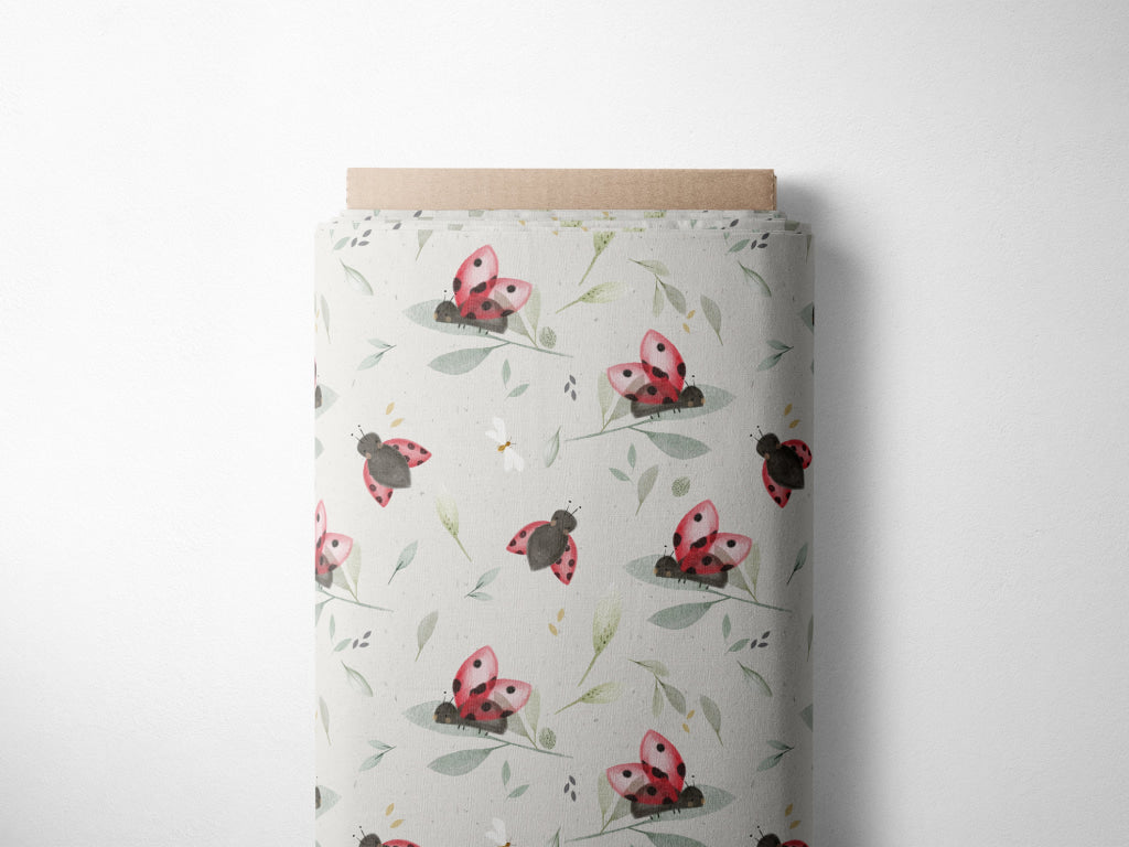 Lagerware: Bio Jersey „Ruby“ exklusive Eigenproduktion Bio Jersey, 95% Baumwolle, 5% Elasthan, 210g/m², Länge: 50cm,
