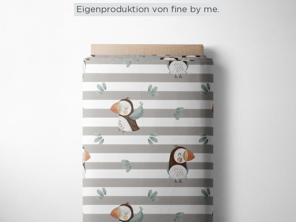 Stoffübersicht „Puffin Stripes“