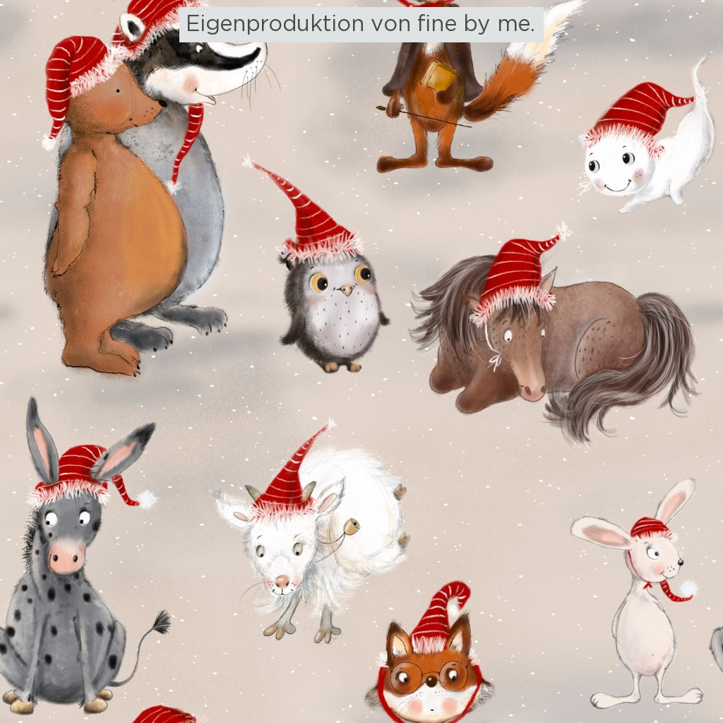 Stoffübersicht „Eda & Mo feiern Weihnachten“