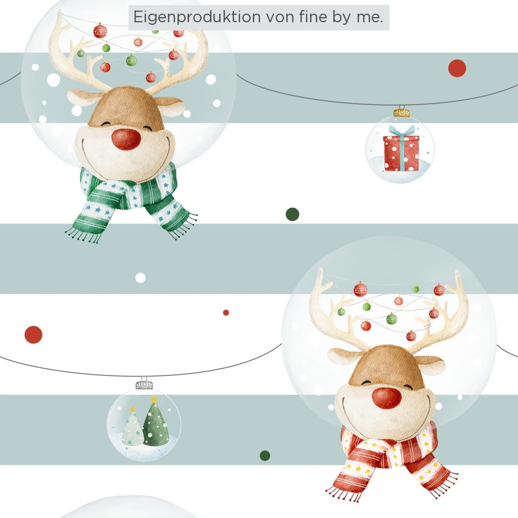 Stoffübersicht „Joyful Reindeer"