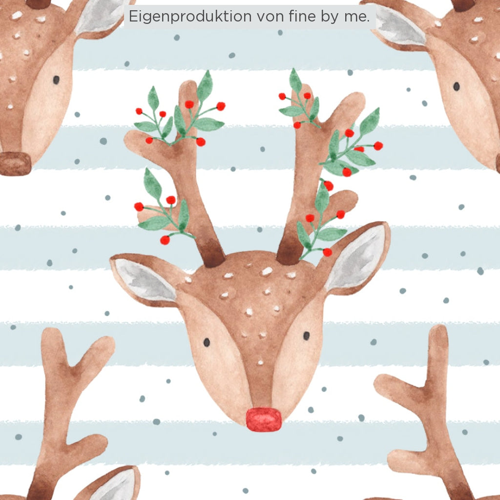 Stoffübersicht „Red Nosed Reindeer"