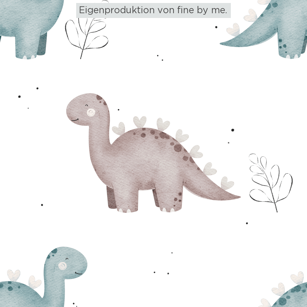 Stoffübersicht „Dino Love“