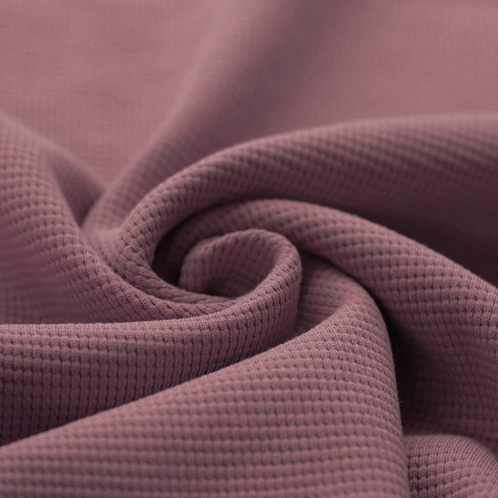 Waffeljersey altmauve