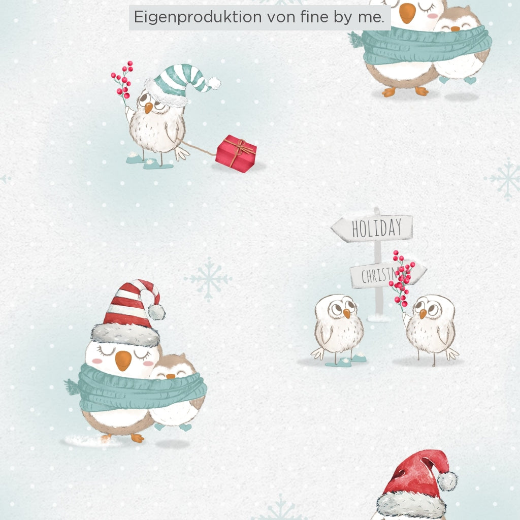 Stoffübersicht „Christmas Owls"