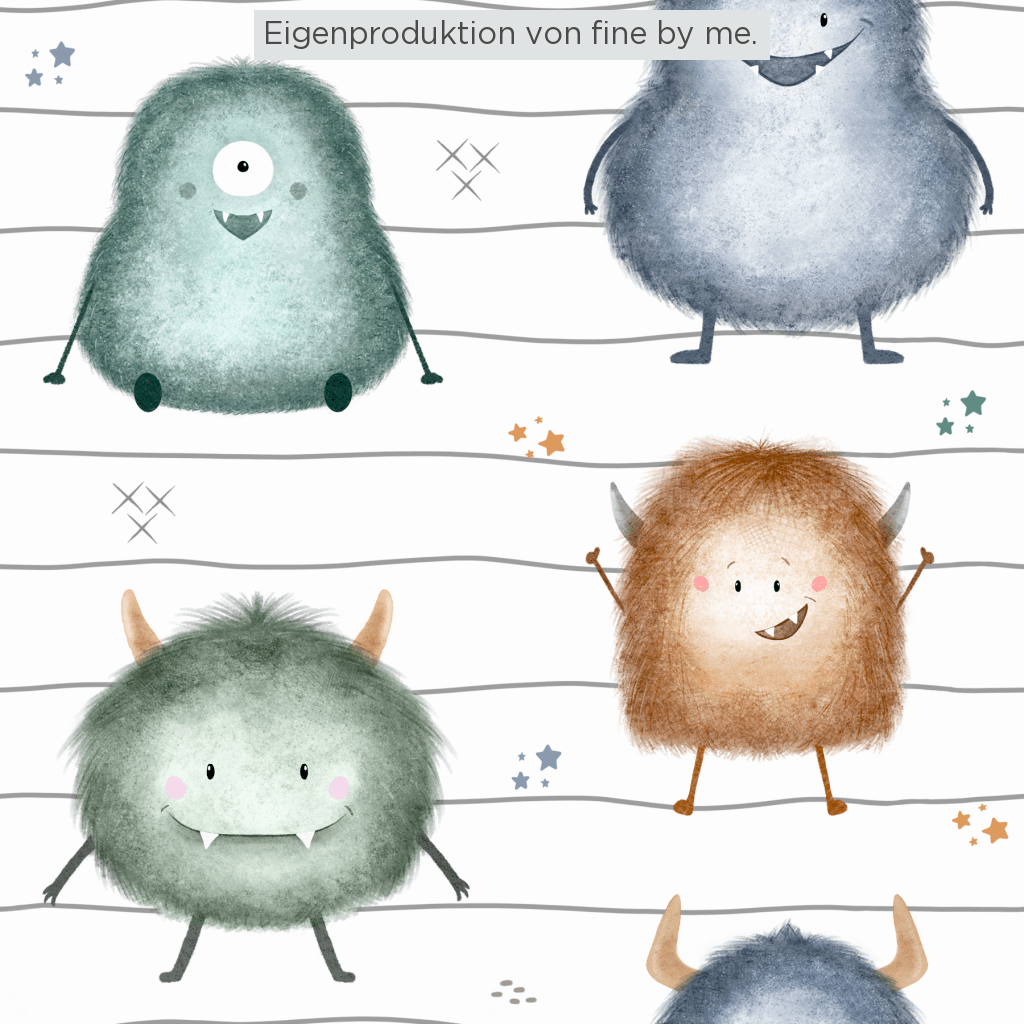 Stoffübersicht „Little Monsters“