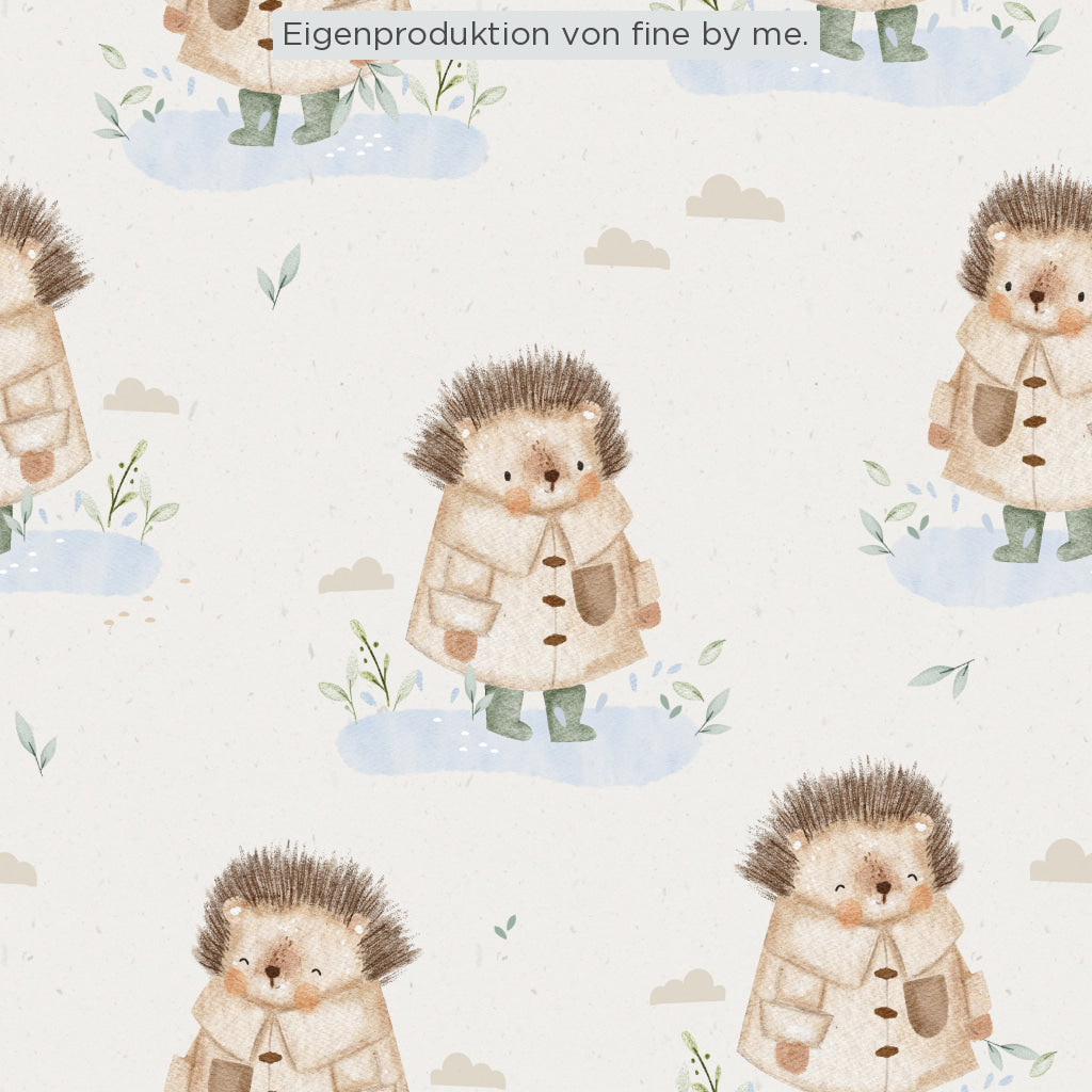 Lagerware: Bio Sommersweat „Pfützenwetter“ exklusive Eigenproduktion Bio Sommersweat, 95% Baumwolle, 5% Elasthan,