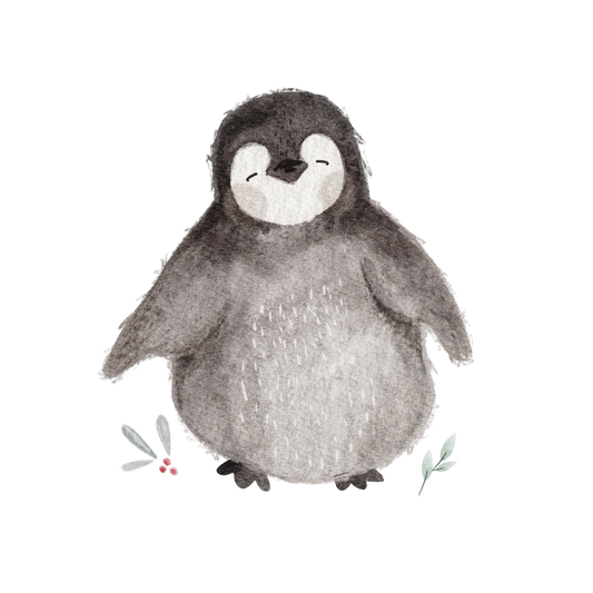 Bügelbild "Pinguin" in 6 verschiedenen Größen