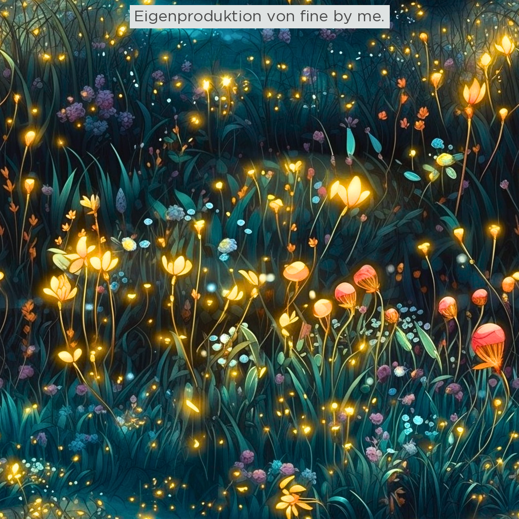 Stoffübersicht „Fireflies“