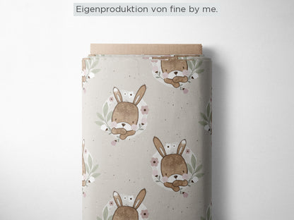 Stoffübersicht „Frühlingshase“