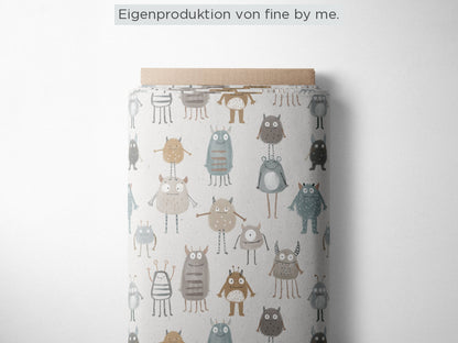 Lagerware: Bio Sommersweat „Tinies ecru“ Eigenproduktion Bio Sommersweat, 95% Baumwolle, 5% Elasthan, 260g/m², Länge: