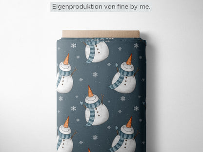 Stoffübersicht „Kalle, der Schneemann“