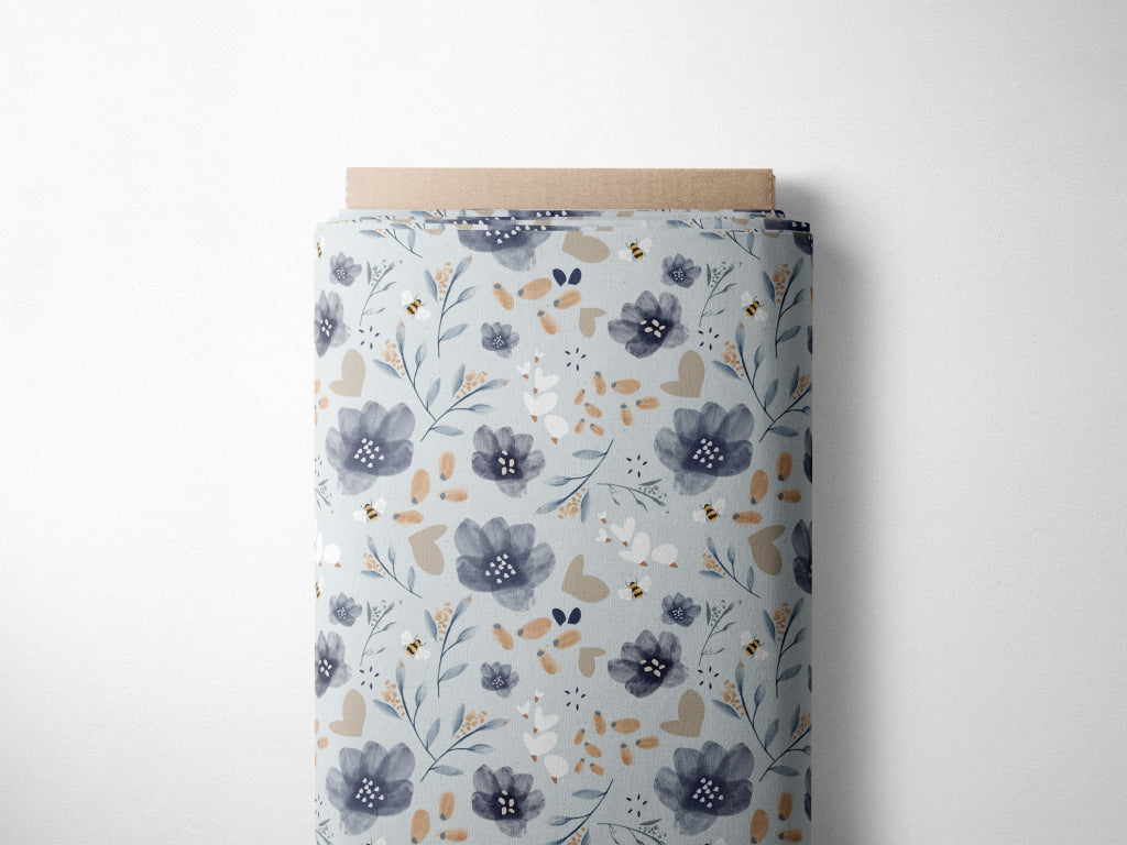 Lagerware: Bio Jersey „Lolla“ exklusive Eigenproduktion Bio Jersey, 95% Baumwolle, 5% Elasthan, 210g/m², Länge: 50cm,
