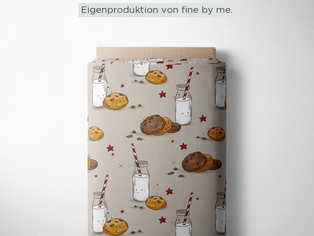 Stoffübersicht „Milch und Kekse“