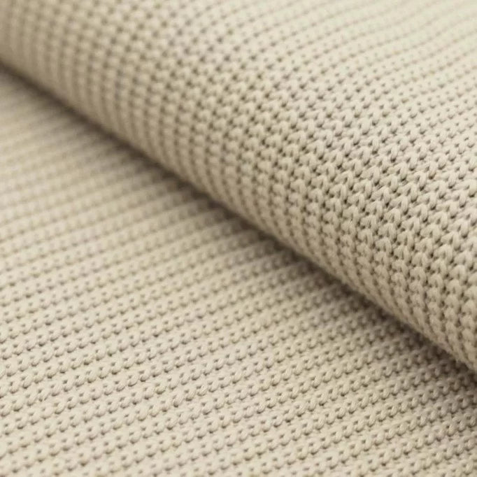 Strickstoff Big Knit beige