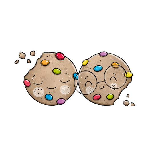Bügelbild "Cute Cookies" in 6 verschiedenen Größen