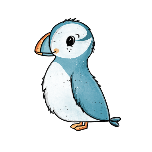 Bügelbild "Puffin" in 6 verschiedenen Größen