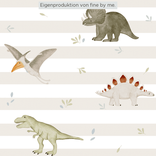 Lagerware: Bio-Jersey „Dinotopia“, exklusive Eigenproduktion