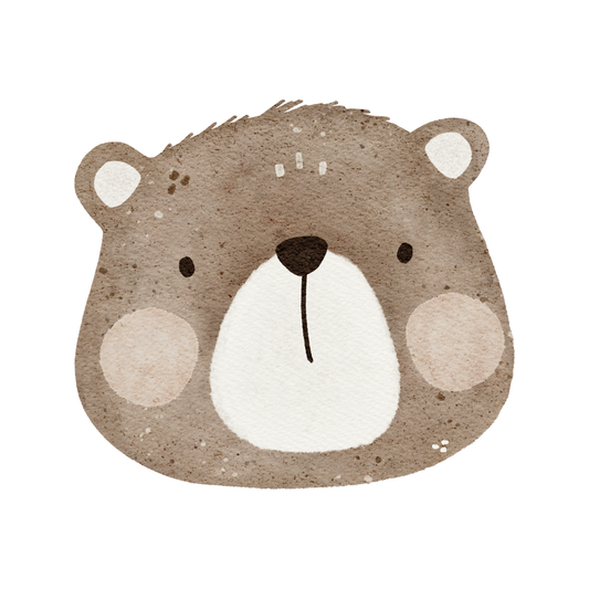 Bügelbild "Bearish" in 6 verschiedenen Größen