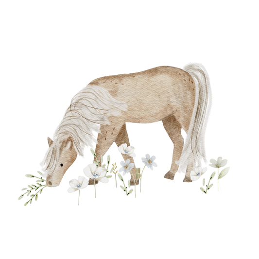 Bügelbild "Haflinger" in 6 verschiedenen Größen