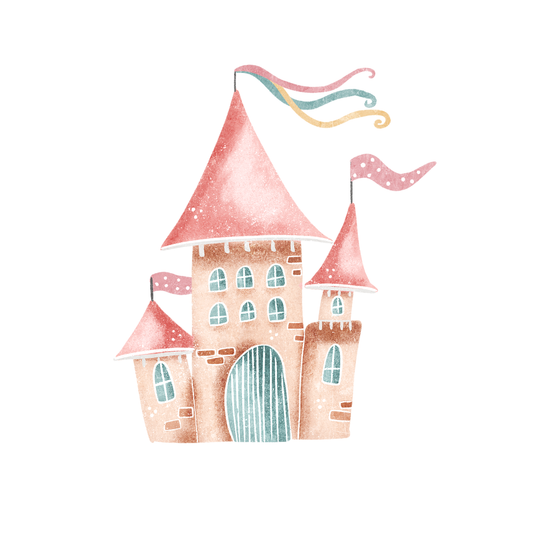Bügelbild "Fairy Castle" in 6 verschiedenen Größen