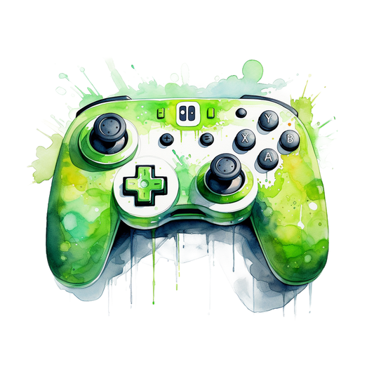 Bügelbild "Gaming" in 6 verschiedenen Größen
