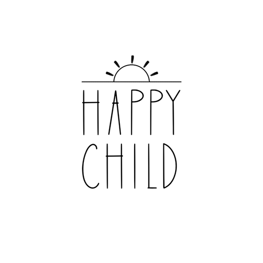 Bügelbild "Happy Child" in 6 verschiedenen Größen