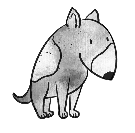 Bügelbild "Hundewelt 5" in 6 verschiedenen Größen