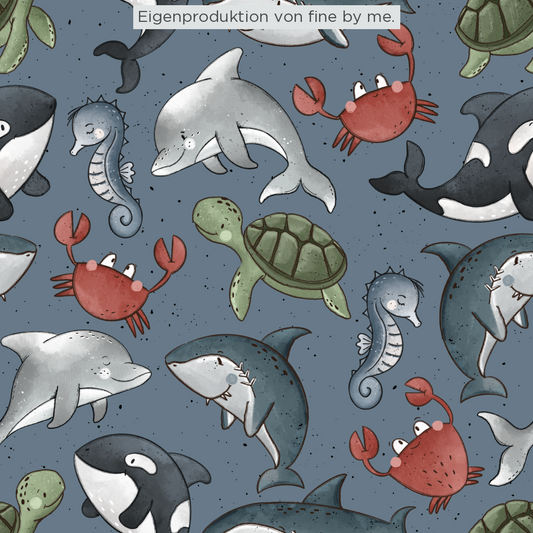 Stoffübersicht „Meerestiere“